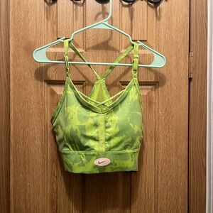 Nike Women's Lime Green Sports Bra